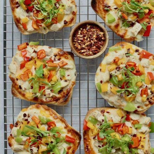 Toasty Chicken Spicy Chicken Toasties